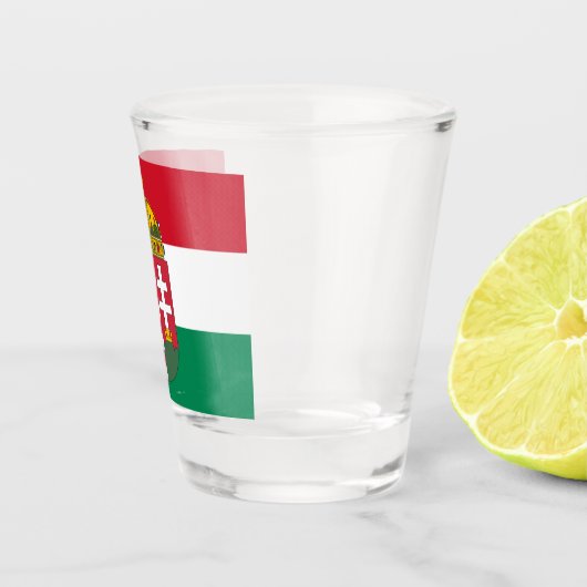 Ungarische Flagge / Ungarischer Landpatriot / Spor Schnapsglas (Rechts)