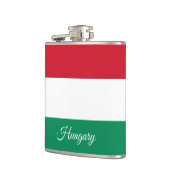 Ungarische Flagge & Urlaub Ungarn / Sportfans Flachmann (Links)