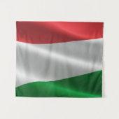 Ungarische Flagge Wandteppich (Vorderseite (Horizontal))
