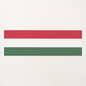 Ungarische Flagge Yogamatte (Vorderseite (Horizontal))