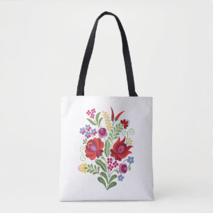 Ungarische Folk Design Red Paprikaschoten Tasche