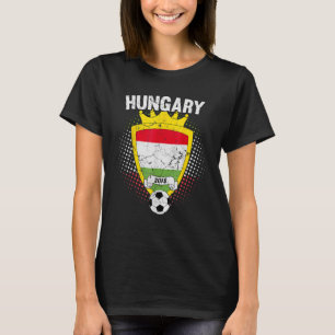 Ungarische Fußballflagge T-Shirt