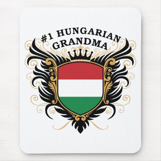 Ungarische Großmutter der Nr.-eine Mousepad (Vorne)