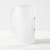 Ungarische Großmutter - Lieben es Mattglas Bierglas (Vorderseite Links)