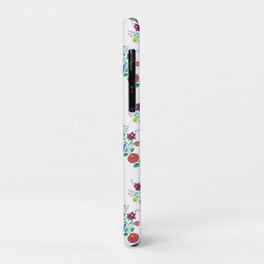 Ungarische Kalocsa Stickerei Kunst Case-Mate iPhone Hülle (Hinten/Links)