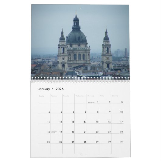 Ungarische Kirchen 2011 Kalender (Jan 2026)