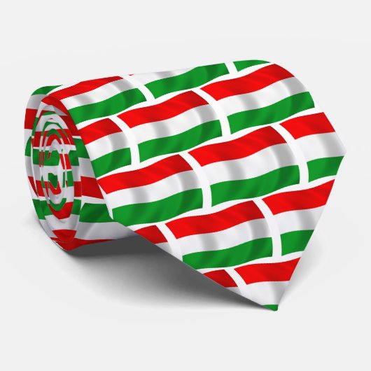Ungarische Krawatte der Flagge (Gerollt)