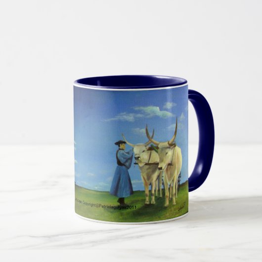 Ungarische Landschaft Tasse (VorderseiteRechts)