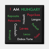Ungarische Lebensmittel Magnet (Vorne)