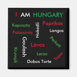 Ungarische Lebensmittel Magnet