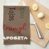 Ungarische Lebensmittelbraun Handtuch (Viertel Falte)