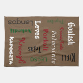 Ungarische Lebensmittelbraun Handtuch (Horizontal)