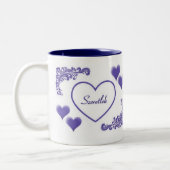 Ungarische Liebe Zweifarbige Tasse (Links)
