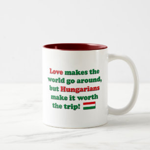 Ungarische Liebe Zweifarbige Tasse