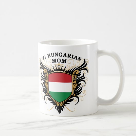 "Ungarische Mama der Nr.-eine " Kaffeetasse (Rechts)
