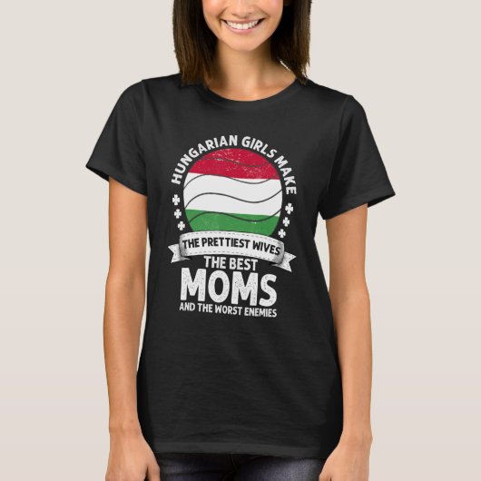 Ungarische Mutter Ungarn Muttertag Mama Ungarisch T-Shirt (Vorderseite)