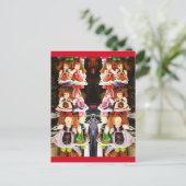 Ungarische Puppen Postkarte (Stehend Vorderseite)