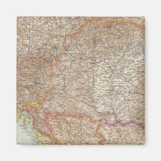 Ungarische Reichskarte Magnet (Vorne)