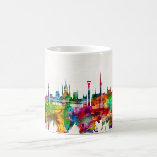 Ungarische Skyline Kaffeetasse (Mittel)