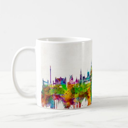 Ungarische Skyline Kaffeetasse (Links)