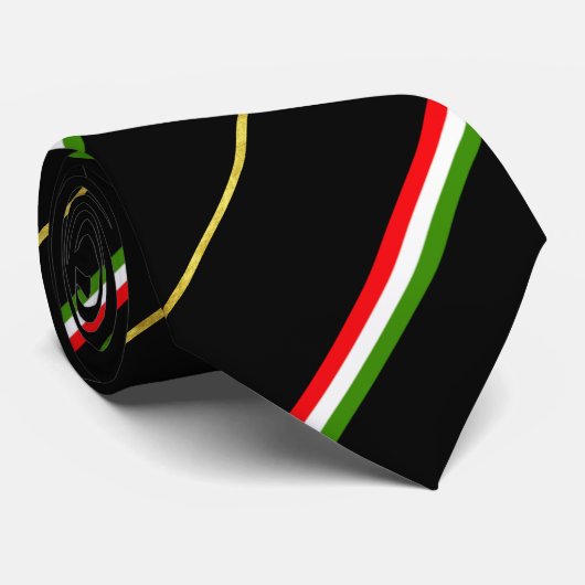 Ungarische Streifenflagge Krawatte (Gerollt)