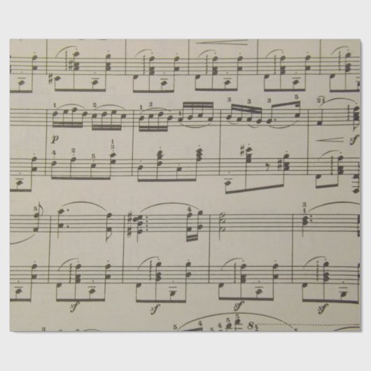 Ungarische Tanz-Nr. 5 Geschenkpapier (Flach)