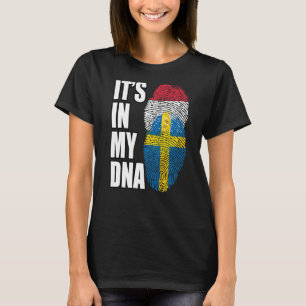 Ungarische und schwedische Misch-DNA-Kennzeichnung T-Shirt