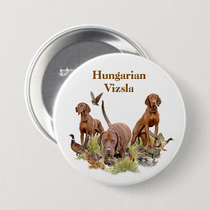 Ungarische Vizsla Button