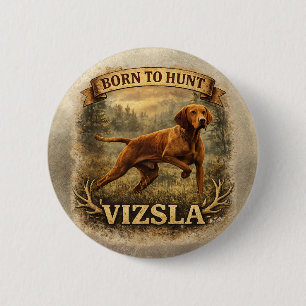 Ungarische Vizsla-Kunst Button
