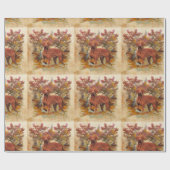 Ungarische Vizsla-Kunst Geschenkpapier (Flach)