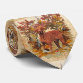 Ungarische Vizsla-Kunst Krawatte (Gerollt)