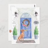 Ungarische Vizsla Moving Ankündigung Postkarte (Vorne/Hinten)