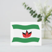 Ungarische Volksflagge Postkarte (Stehend Vorderseite)