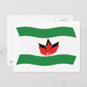 Ungarische Volksflagge Postkarte (Vorne/Hinten)