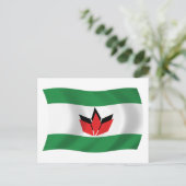 Ungarische Volksflagge Postkarte (Stehend Vorderseite)