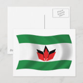 Ungarische Volksflagge Postkarte (Vorne/Hinten)