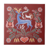 Ungarische Volkskunst Fliese (Vorderseite)