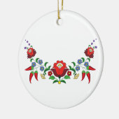 Ungarische Volkskunst Keramik Ornament (Links)