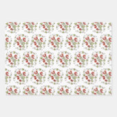 Ungarische Volkskunst Weihnachtsschmuck Geschenkpapier Set (Vorderseite 2)