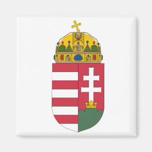 Ungarische Wappen-2-Zoll-Magnet Magnet
