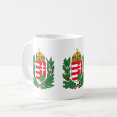 Ungarische Wappen Kaffeetasse (Vorderseite Links)