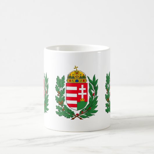 Ungarische Wappen Kaffeetasse (Mittel)
