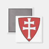 Ungarische Wappen Magnet (Vorderseite/Rückseite)