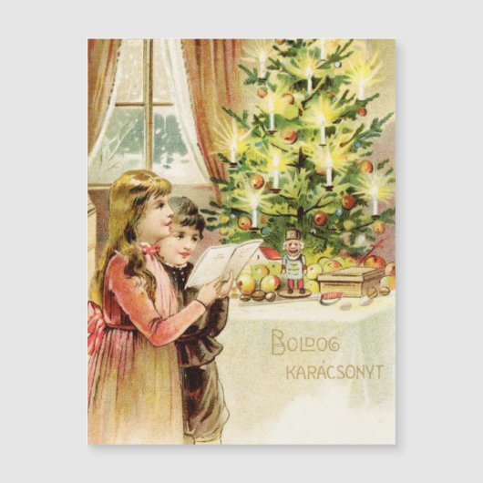 Ungarische Weihnachten 1902 Magnetkarte (Vorderseite)