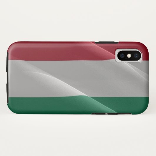 Ungarische Wellenflagge - Case-Mate iPhone Hülle (Rückseite (Horizontal))