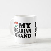 Ungarischer Ehemann Kaffeetasse (Vorderseite Links)