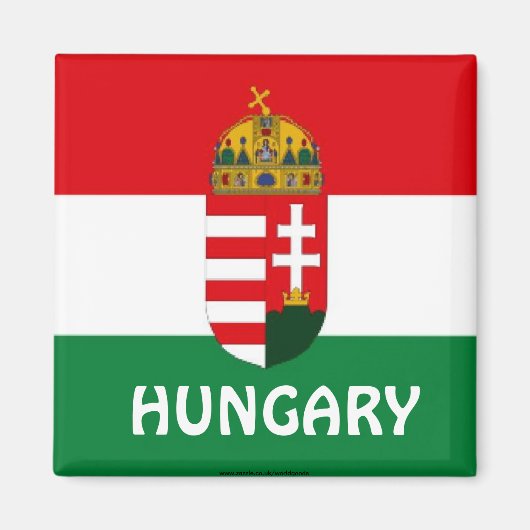 Ungarischer Flaggenmagnet Magnet (Vorne)