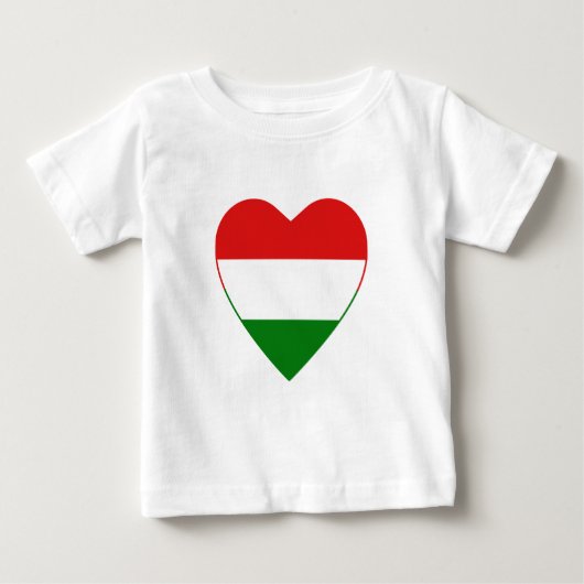Ungarischer Flaggenstaat Herzlicher T - Shirt (Vorderseite)