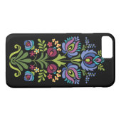 Ungarischer Folk Design Lavender Floral Case-Mate iPhone Hülle (Rückseite (Horizontal))