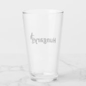 Ungarischer Fußball Glas (Rückseite)